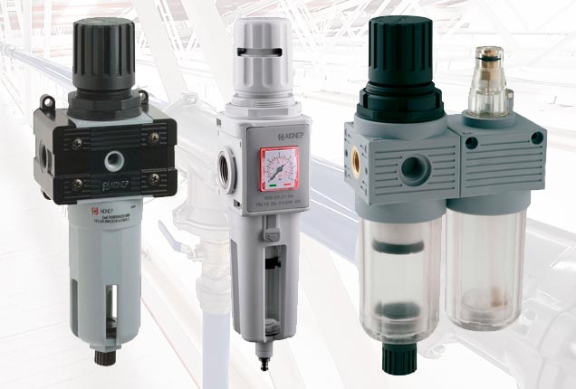 Filtro regulador lubricador Aignep